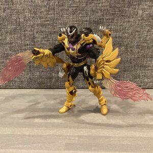 Power Rangers Bandai Mystic Force-Black Power Ranger to Fury Dragon